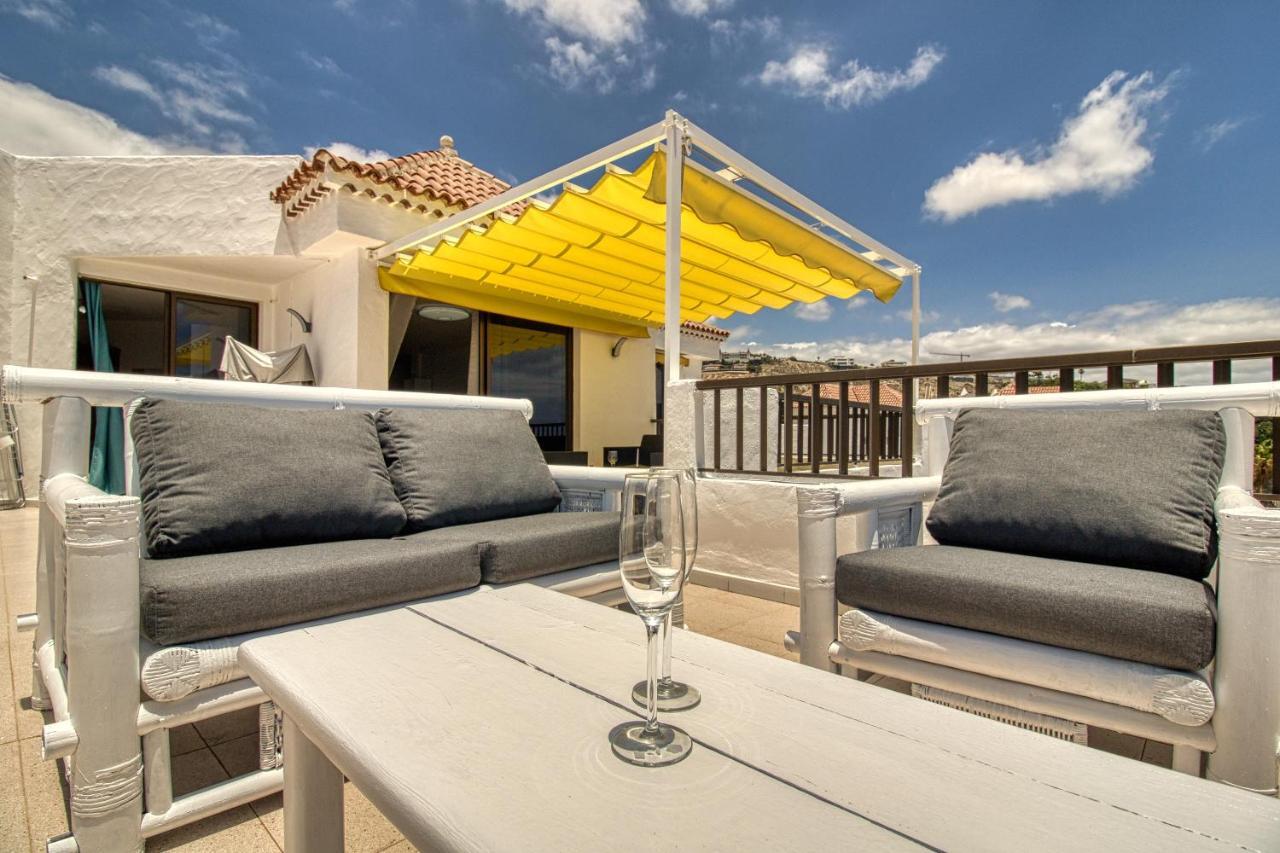 Apartamento Penthouse Sea View Jacuzzy Terrace & Pool Playa Feñabe Exterior foto