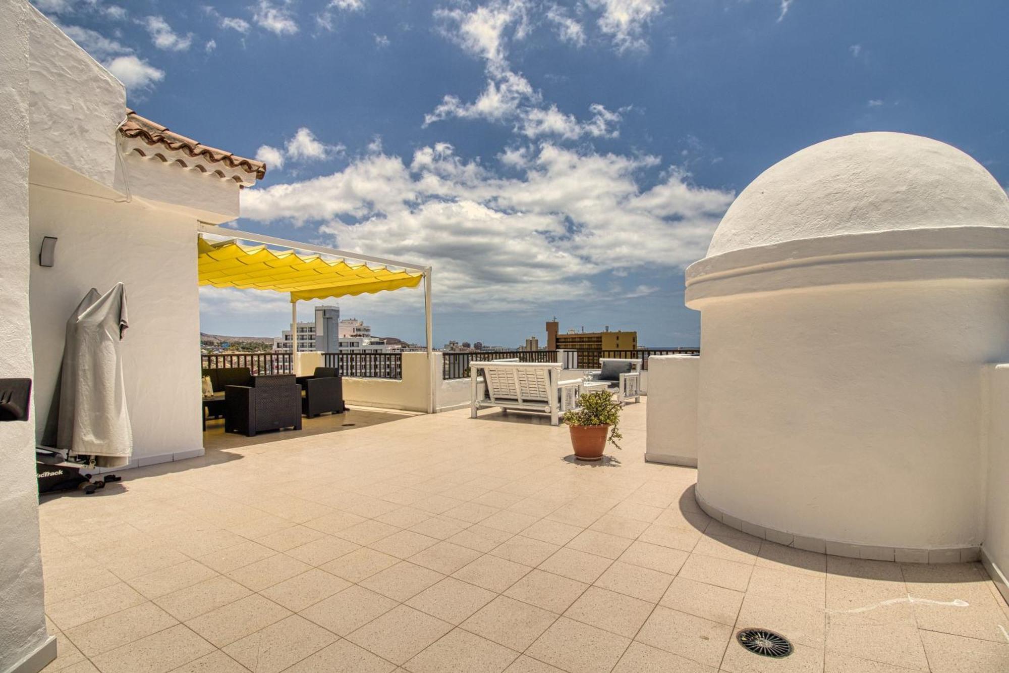 Apartamento Penthouse Sea View Jacuzzy Terrace & Pool Playa Feñabe Exterior foto